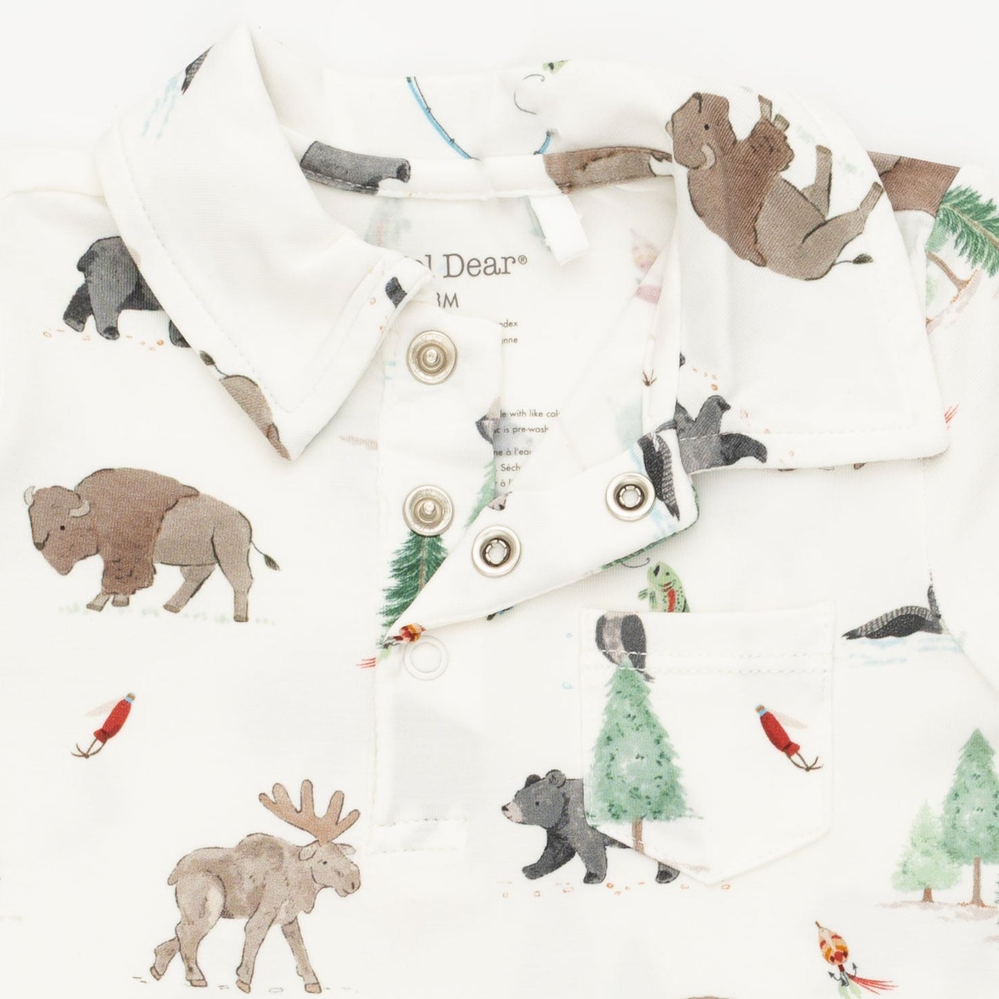 Northern Woodland Animals - Polo Romper