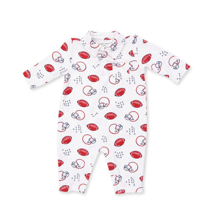 Touchdown Time - Polo Romper