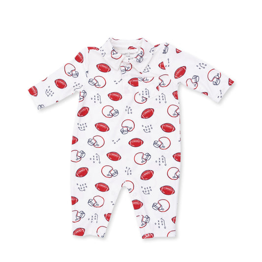 Touchdown Time - Polo Romper