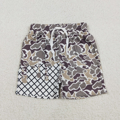 Sibling Baby Boys Camo Drip Pockets Southern Hunting Shorts Bottom