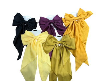 Satin Hair Bows for toddler and adults - Cajun Cuties & Co