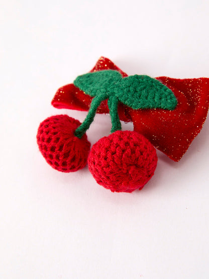 Red Cherry Hairpin
