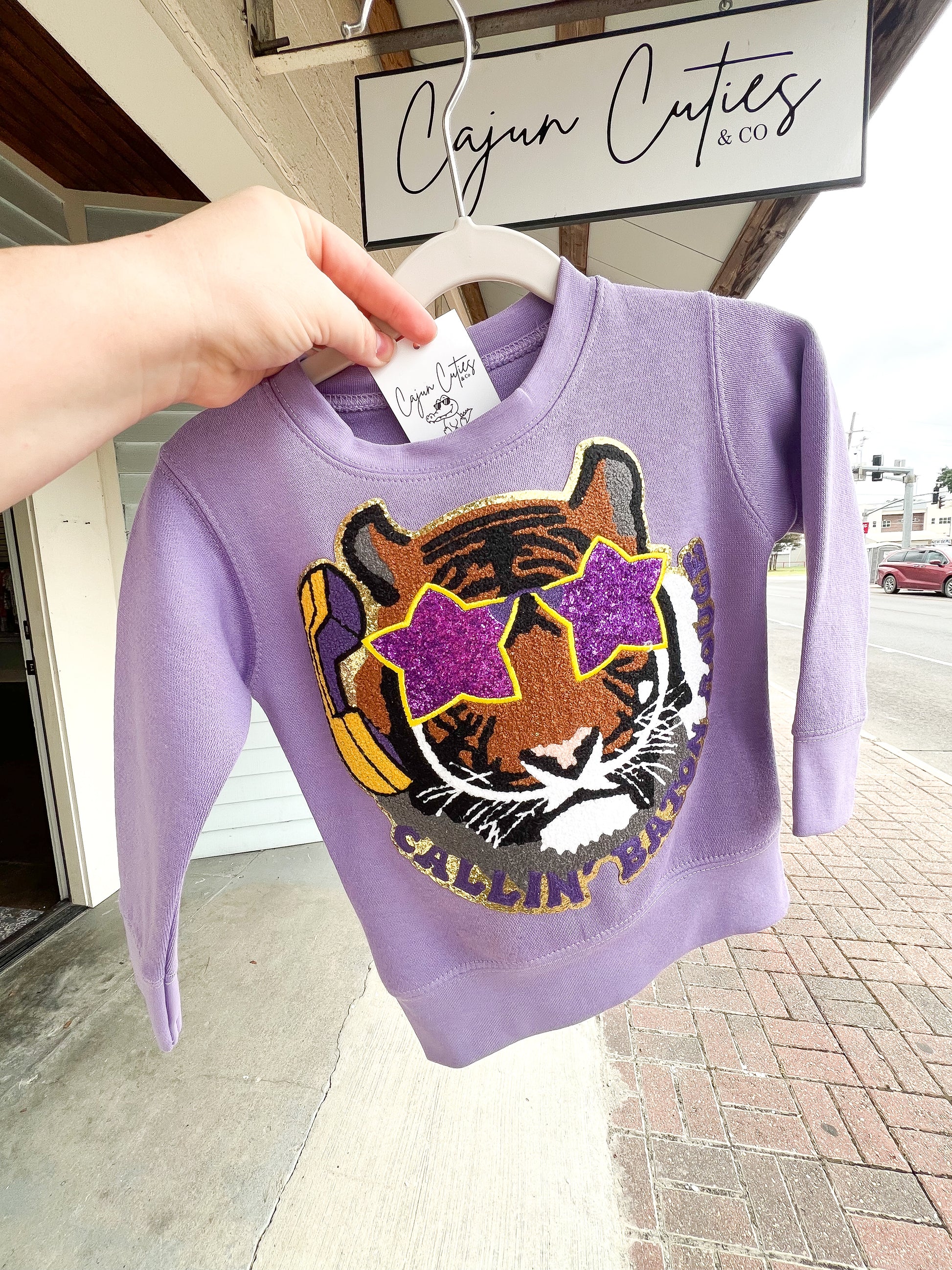 Callin Baton Rouge Toddler Pullover - Cajun Cuties & Co