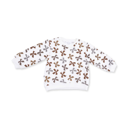 Leopard Bows - Oversized Sweatshirt