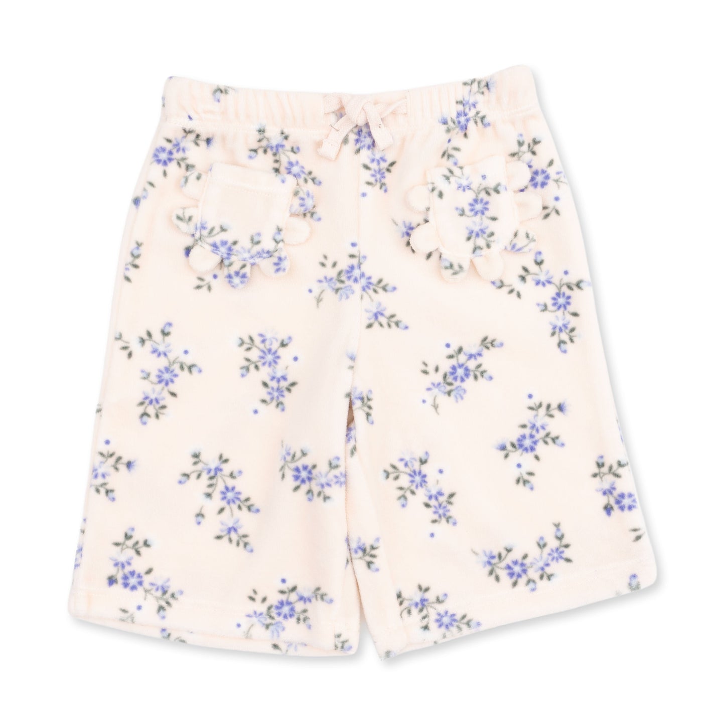 Sweet Hanna Floral Velour - Oversized Sweatshirt and Wide Leg Pant