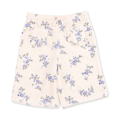 Sweet Hanna Floral Velour - Oversized Sweatshirt and Wide Leg Pant
