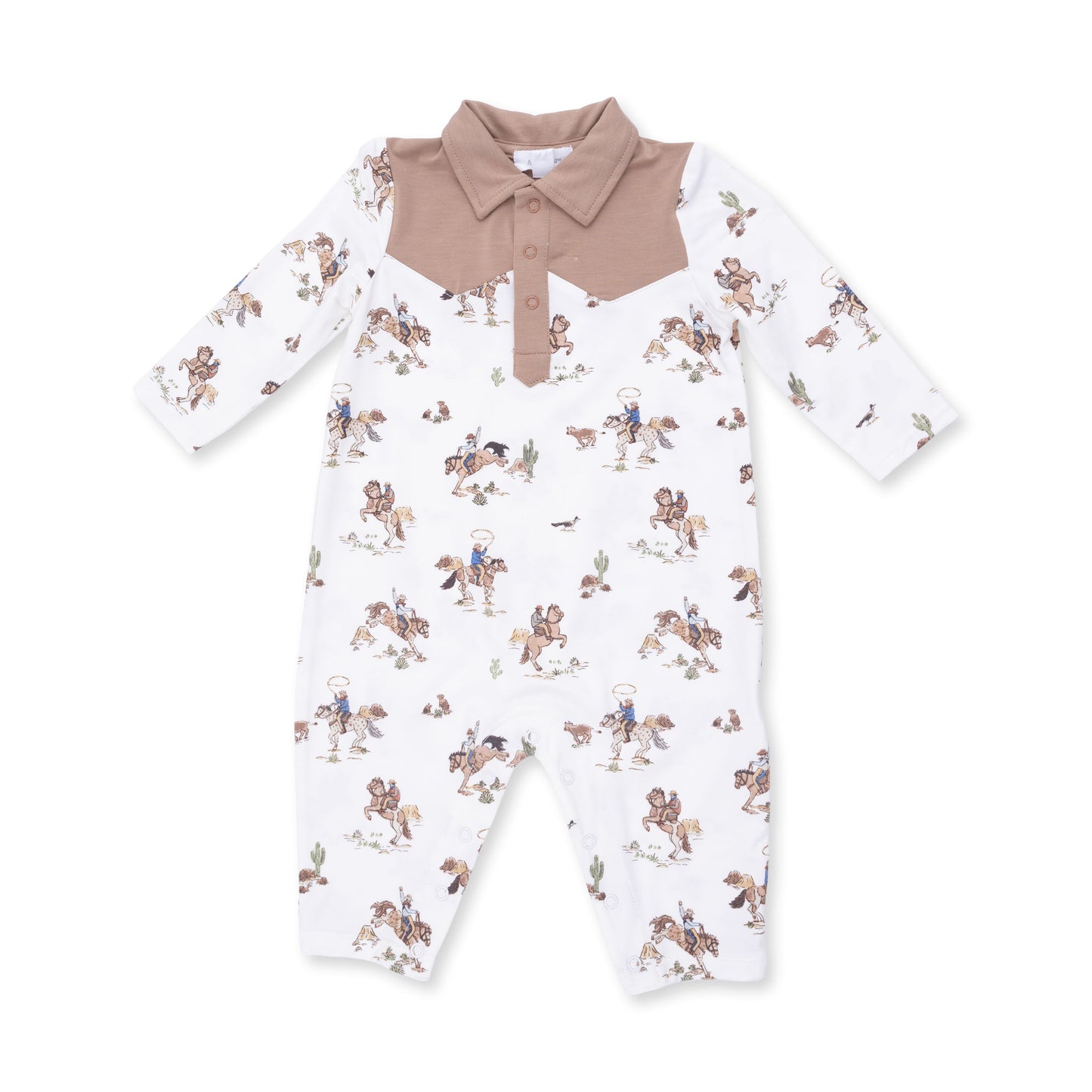 Horse Wrangler - Long Sleeve Cowboy Romper