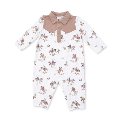 Horse Wrangler - Long Sleeve Cowboy Romper