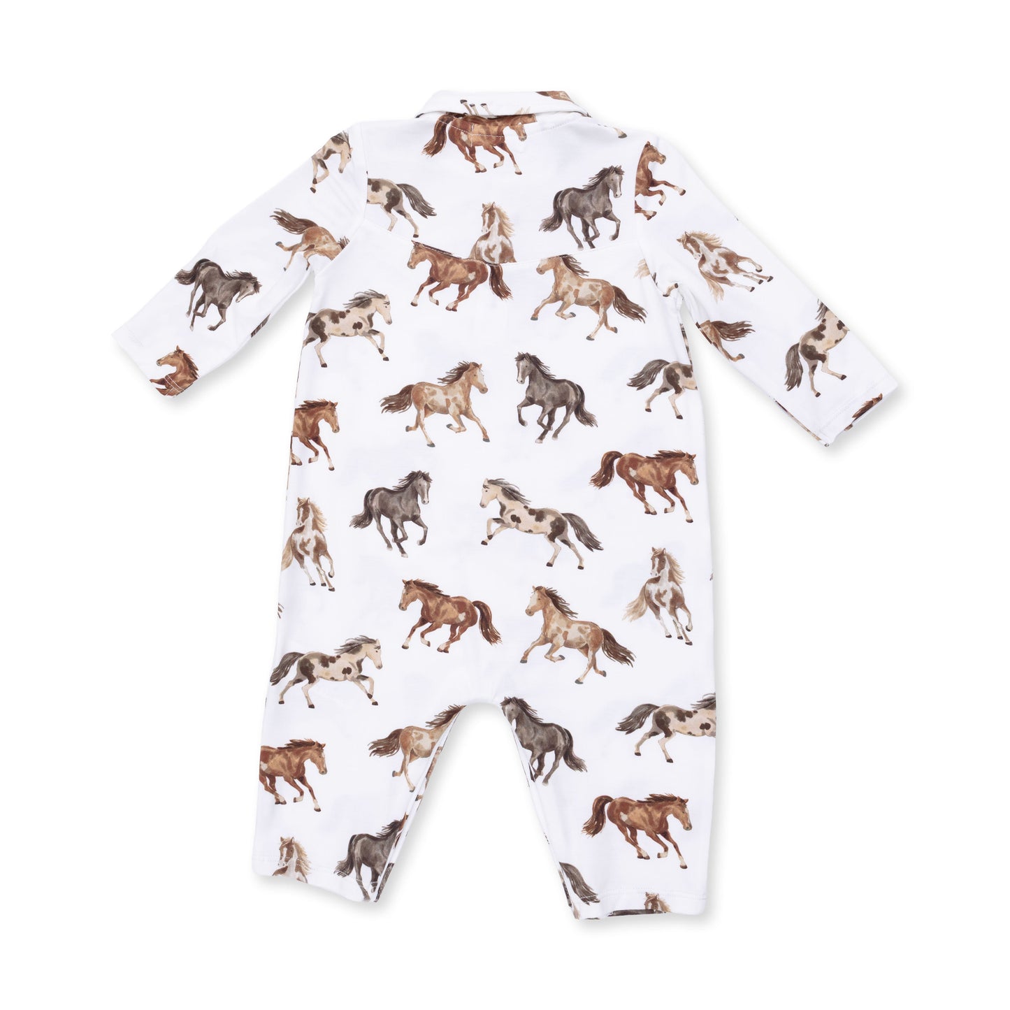Wild Horses - Long Sleeve Cowboy Romper