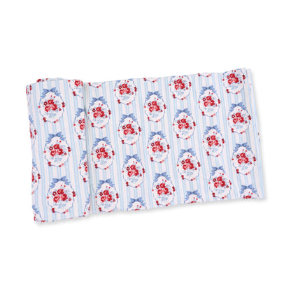 Beverly Cameo Stripe - Swaddle Blanket