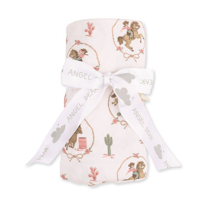 Cowgirl Cameos - Swaddle Blanket