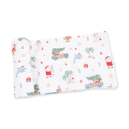Beach Christmas - Swaddle Blanket