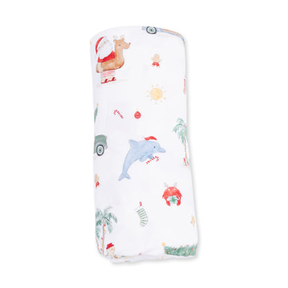 Beach Christmas - Swaddle Blanket