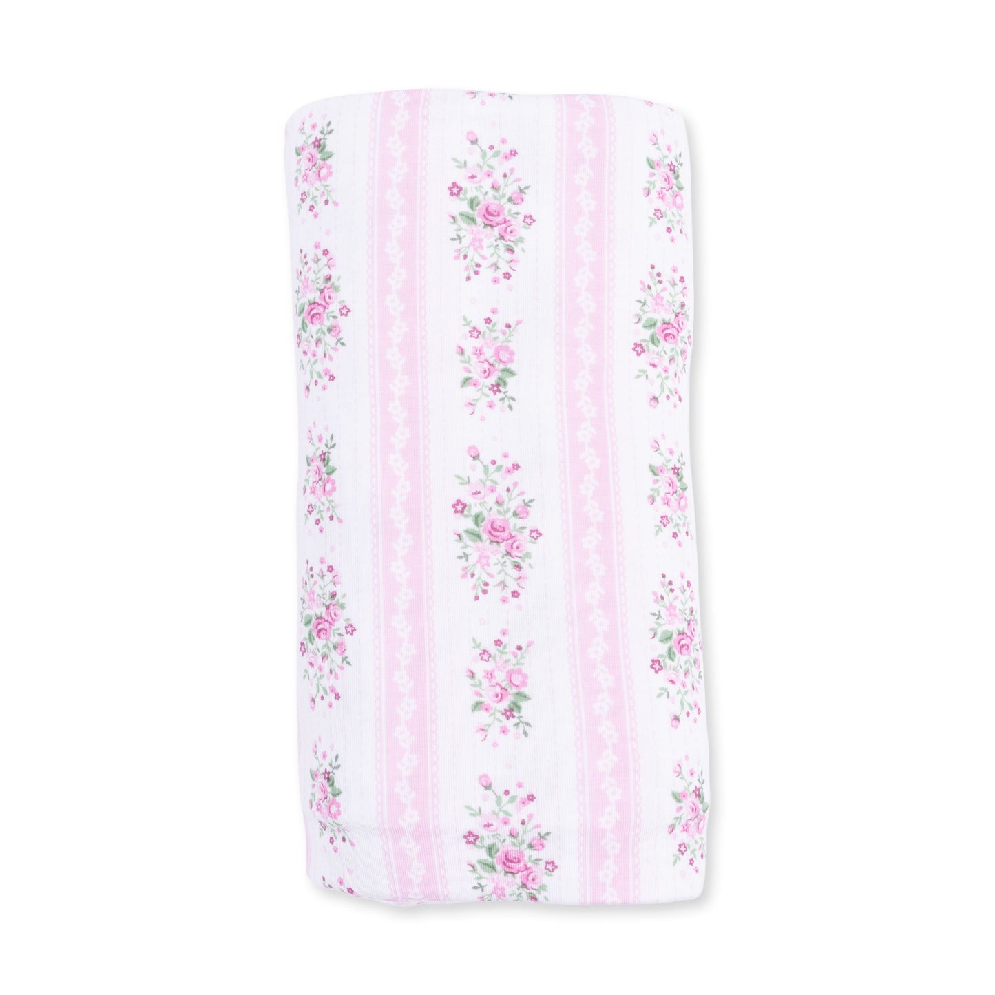 Bella Rose Stripe - Swaddle Blanket