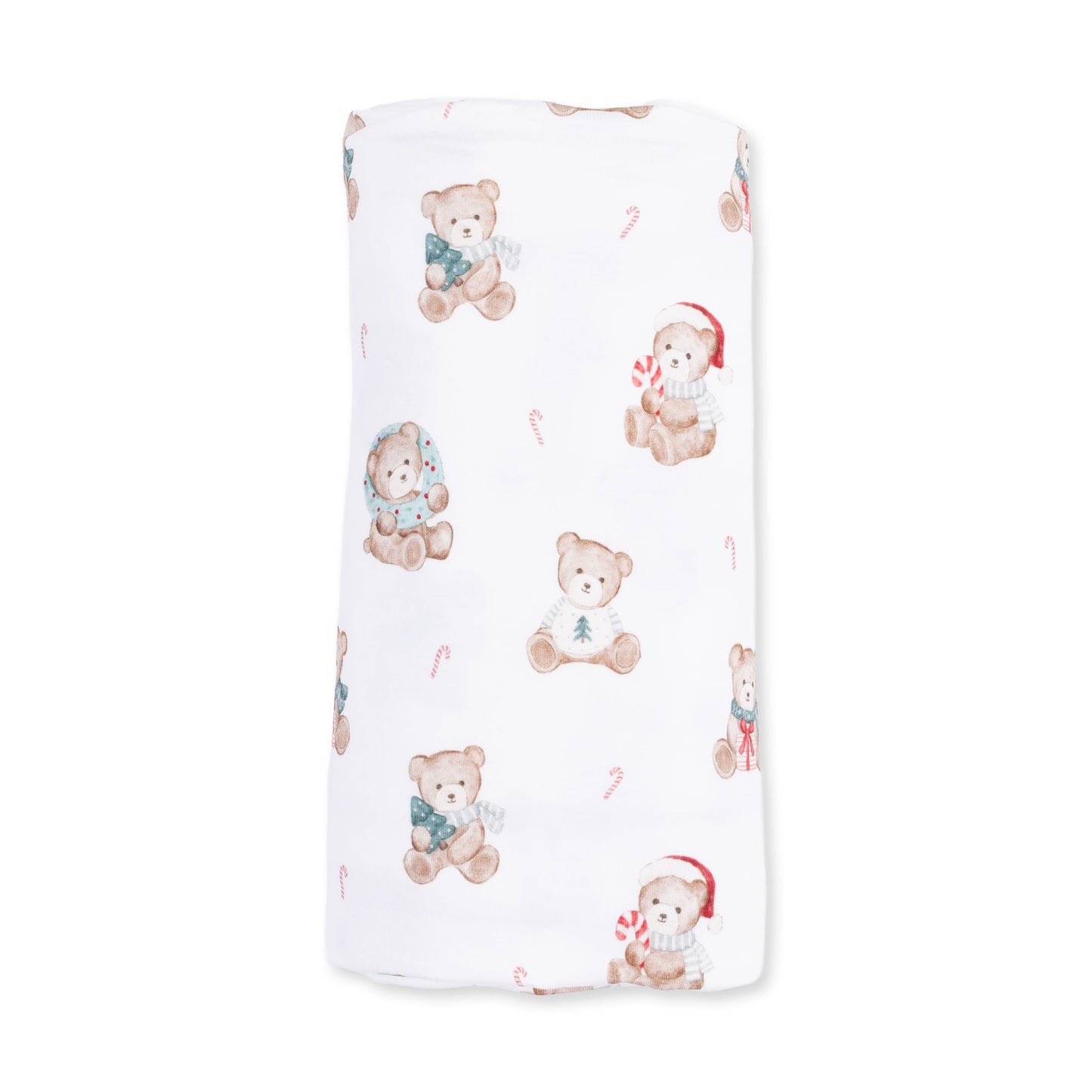Christmas Teddy Bears Uni - Swaddle Blanket