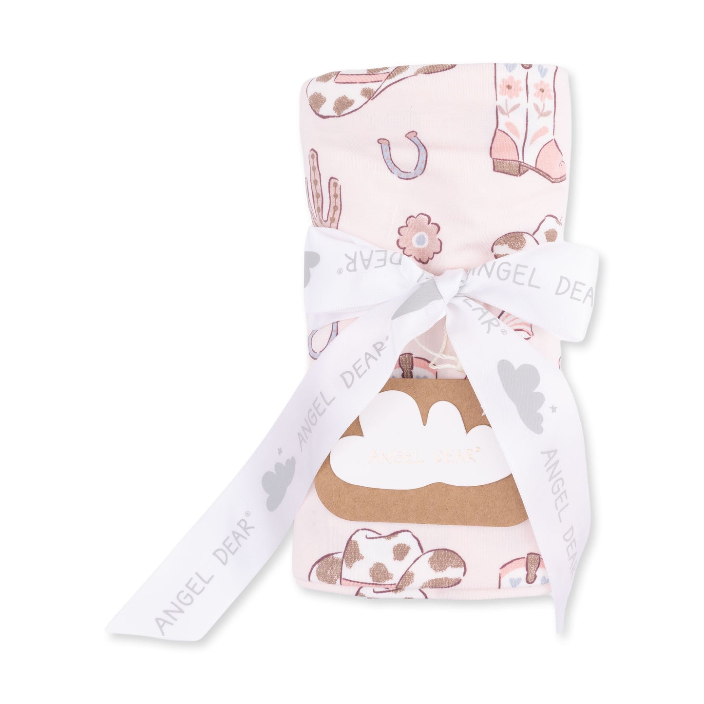 Cowgirl Boots and Bows - Swaddle Blanket