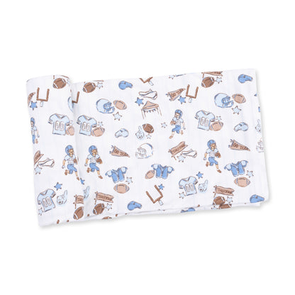 Football Nursery - Swaddle Blanket