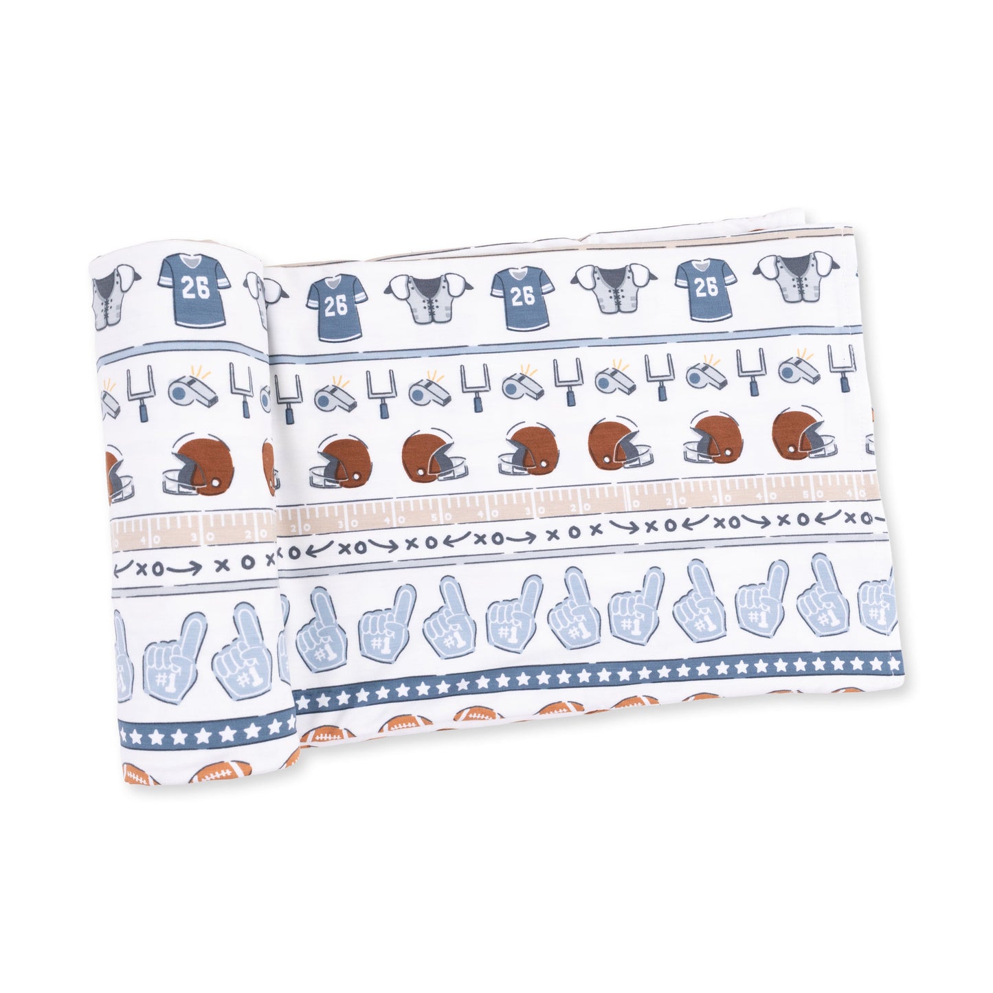 Football Stripe - Swaddle Blanket