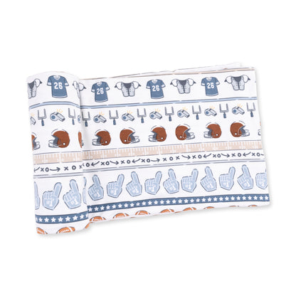 Football Stripe - Swaddle Blanket