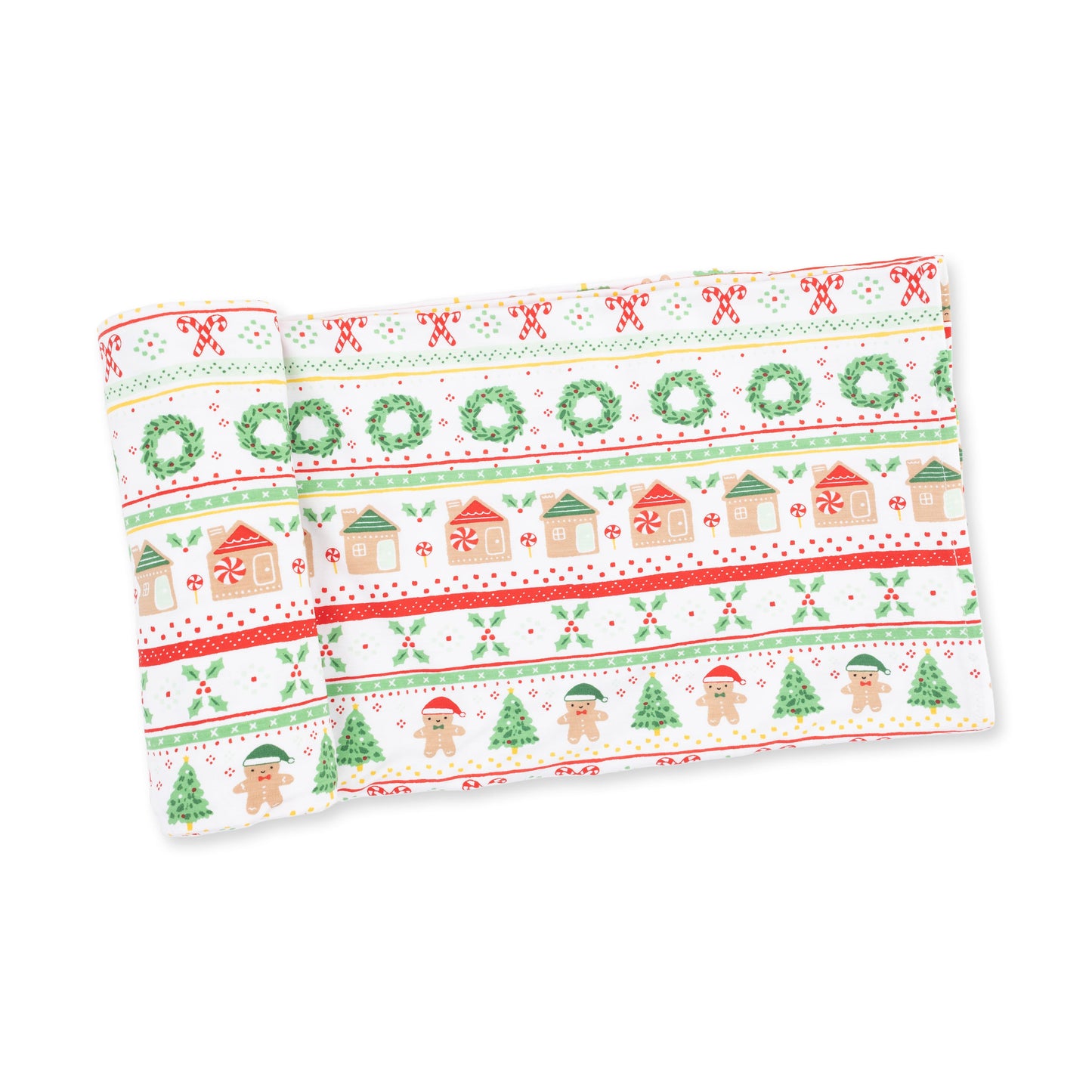 Gingerbread Fair Isle Uni - Swaddle Blanket