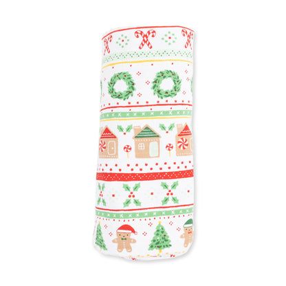 Gingerbread Fair Isle Uni - Swaddle Blanket