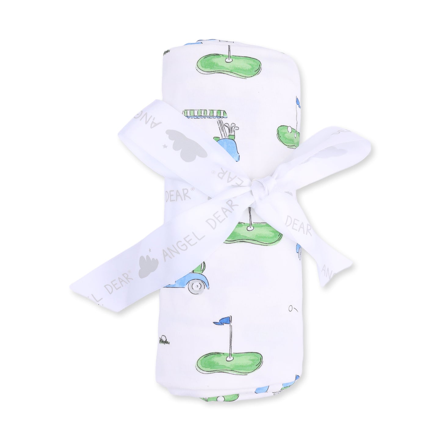 Golf Carts Blue - Swaddle Blanket