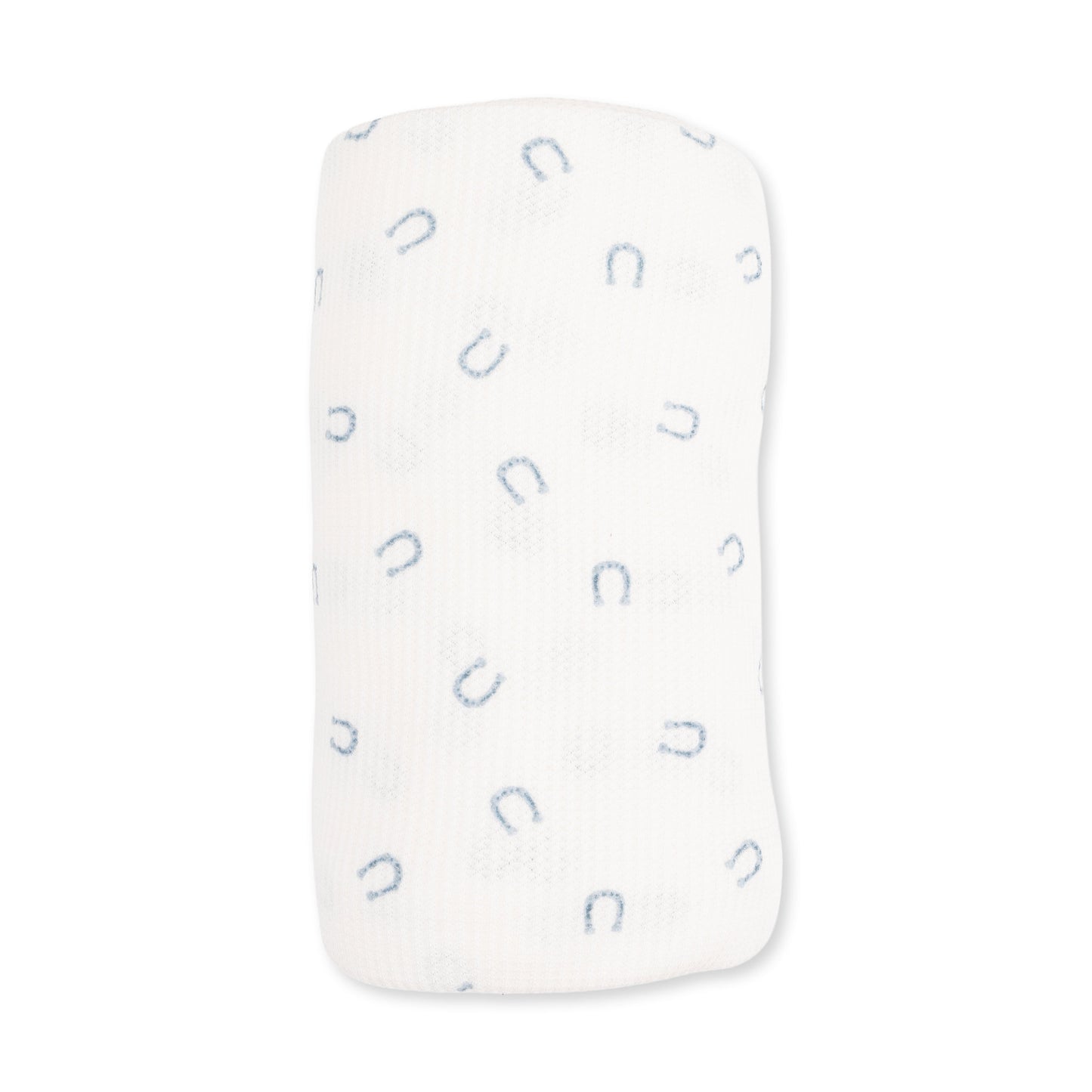 Little Horseshoes Blue - Swaddle Blanket
