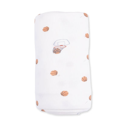Mini Basketballs - Swaddle Blanket