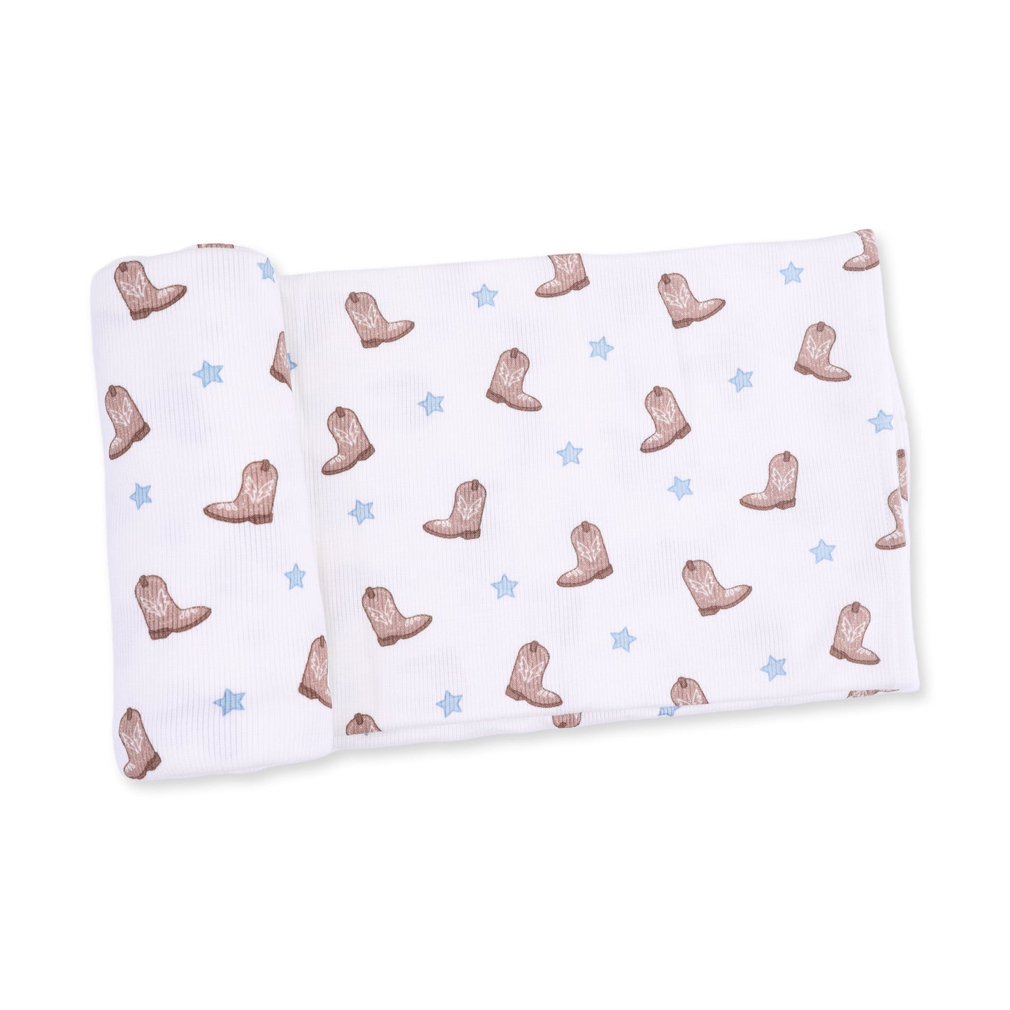 Mini Cowboy Boots - Swaddle Blanket
