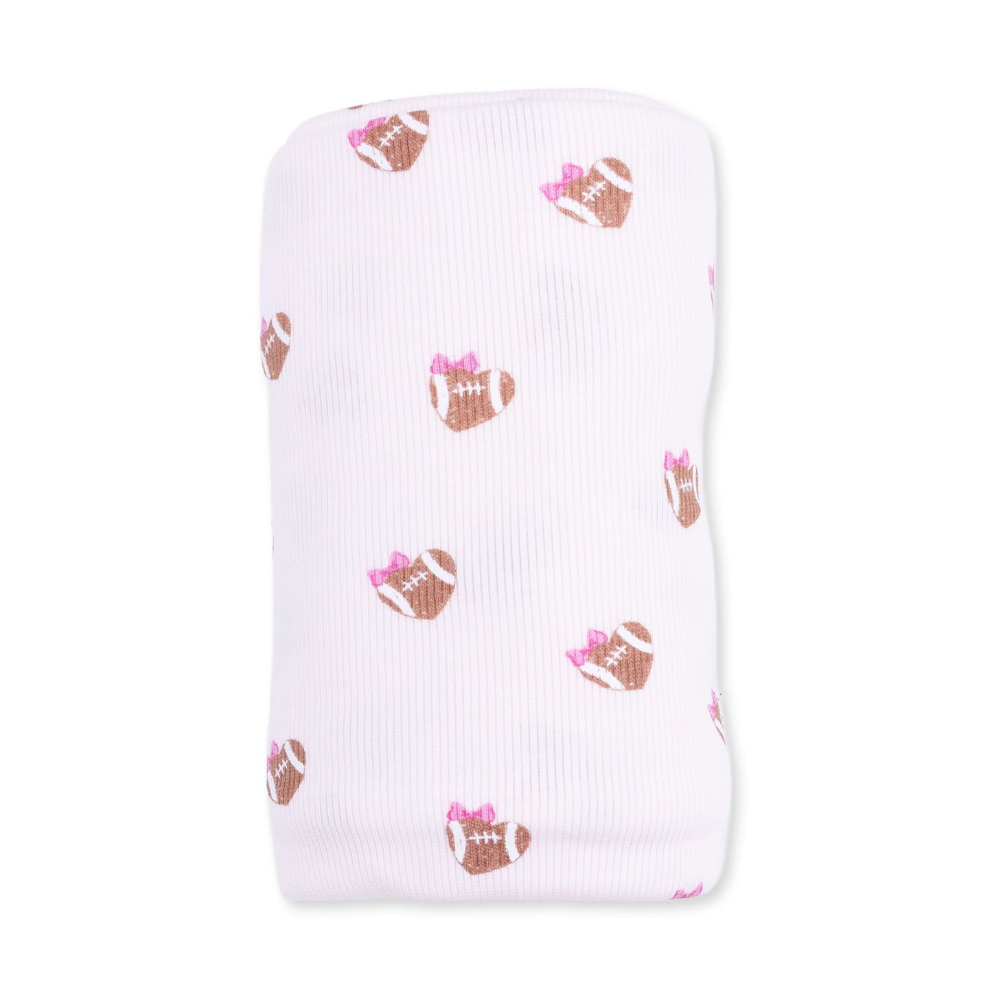 Mini Football Hearts - Swaddle Blanket