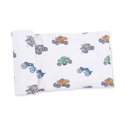 Monster Trucks - Swaddle Blanket