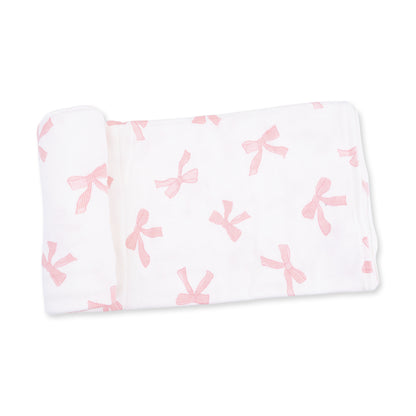 Pretty Bows - Swaddle Blanket