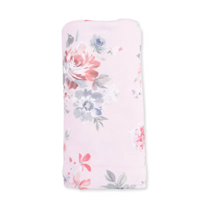 Painterly Rose Bouquets - Swaddle Blanket