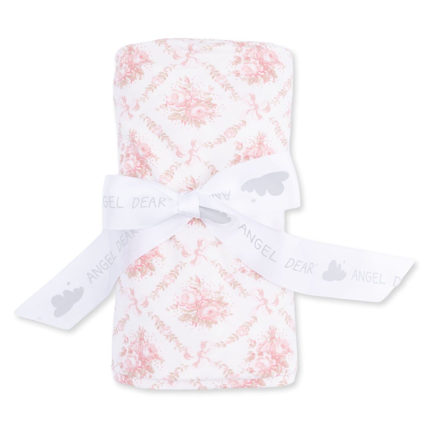 Rose Bow Lattice - Swaddle Blanket