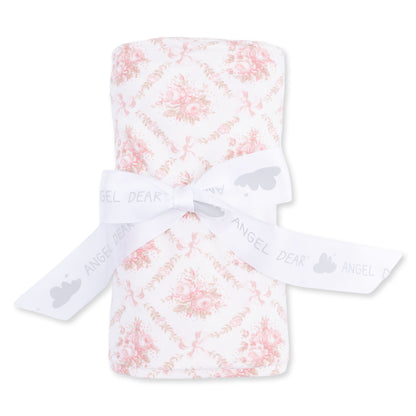 Rose Bow Lattice - Swaddle Blanket