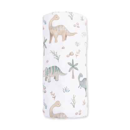 Sweet Baby Dinos - Swaddle Blanket