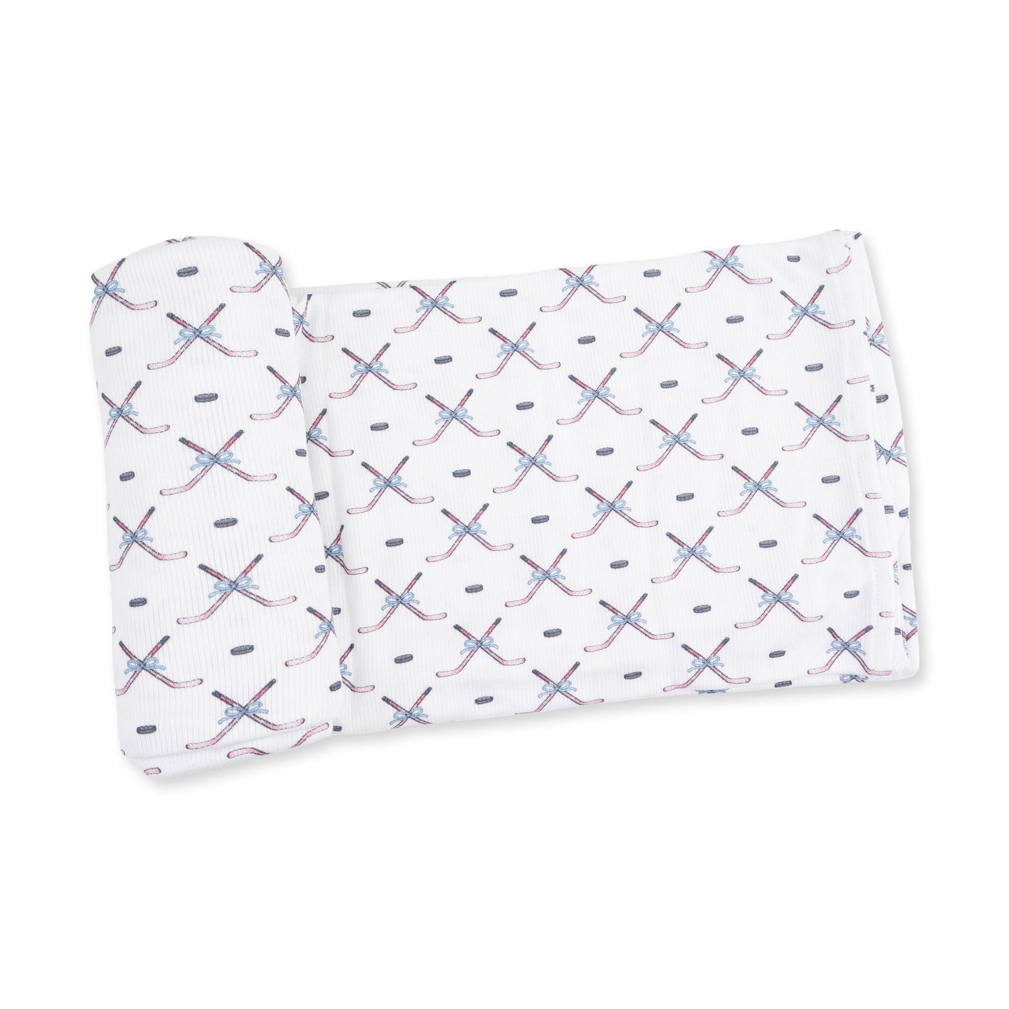 Simple Hockey Pink - Swaddle Blanket