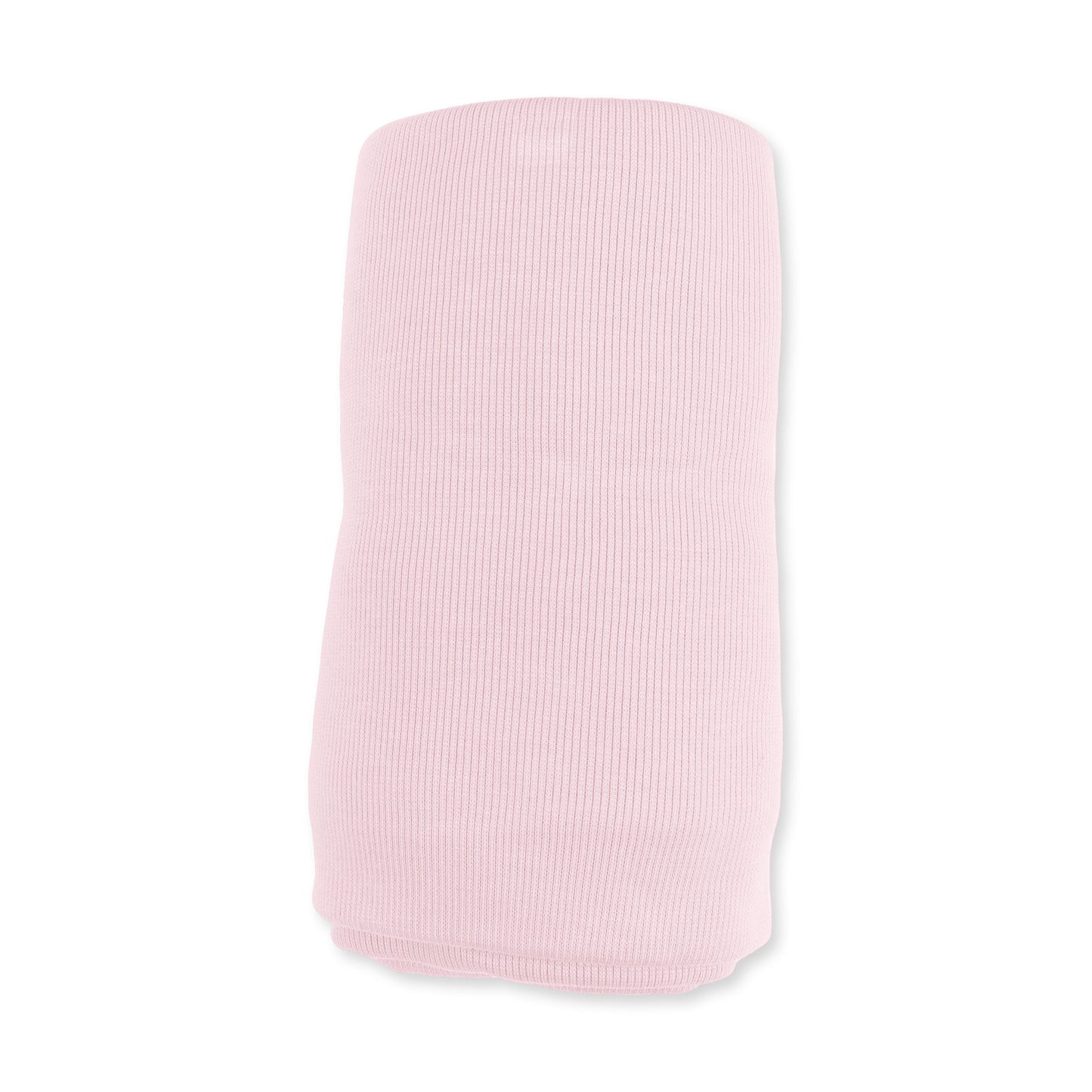Solid Veiled Pink Rib - Swaddle Blanket