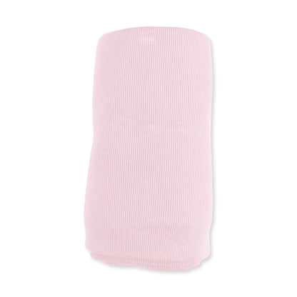 Solid Veiled Pink Rib - Swaddle Blanket