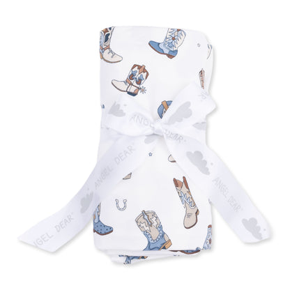 Buckaroo Boots - Swaddle Blanket