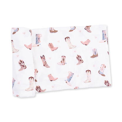 Buckarette Boots - Swaddle Blanket