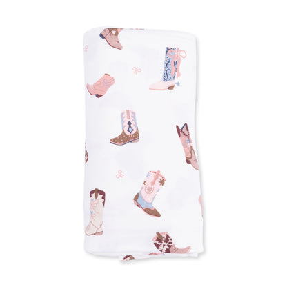 Buckarette Boots - Swaddle Blanket