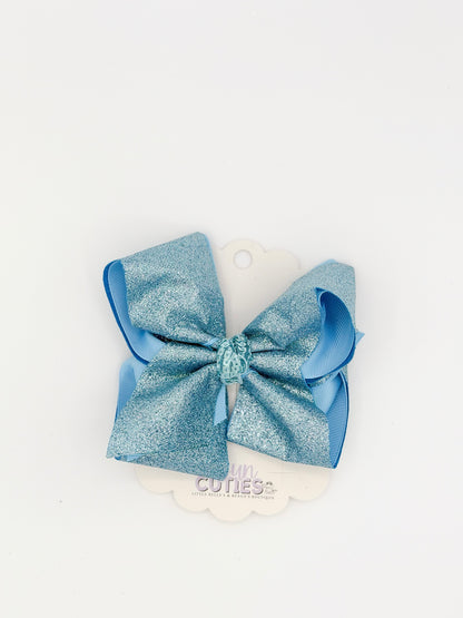 Glitter Hair Bows 6inch