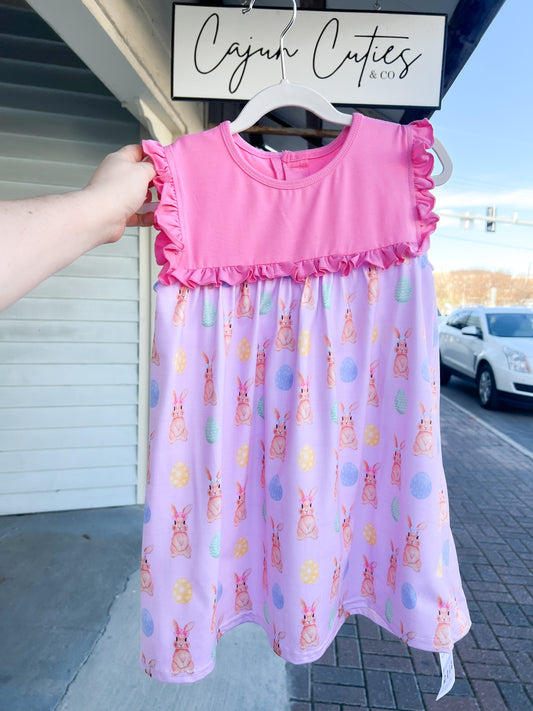 Springtime Joy Easter Bunny Dress