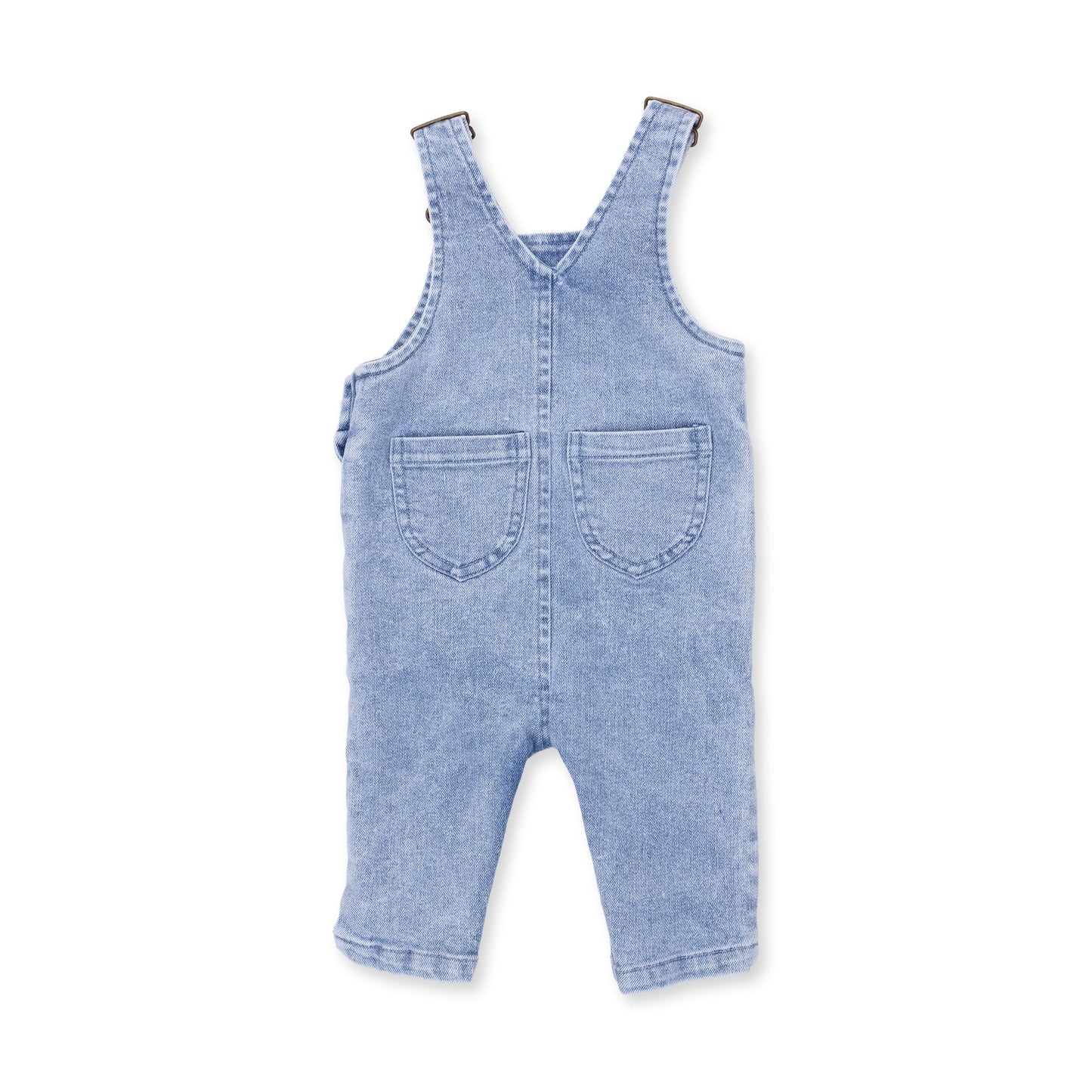 Old School Blue Stretch Denim - Uni Old School Overall