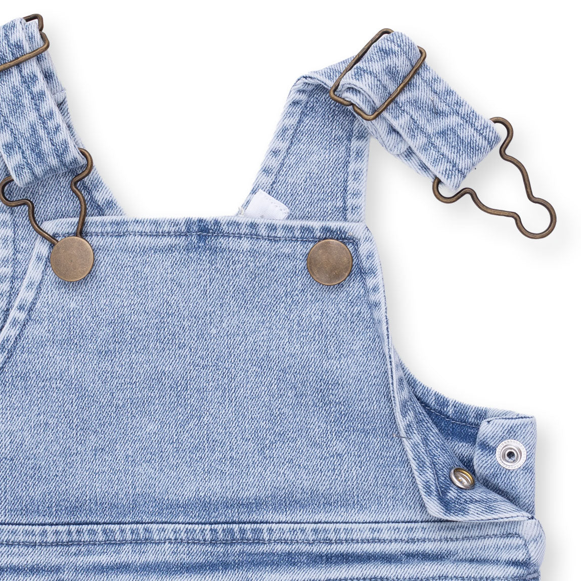 Old School Blue Stretch Denim - Uni Old School Overall