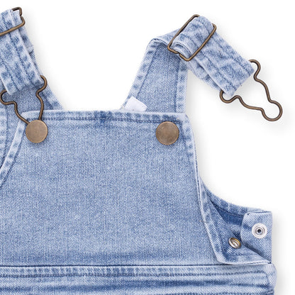 Old School Blue Stretch Denim - Uni Old School Overall