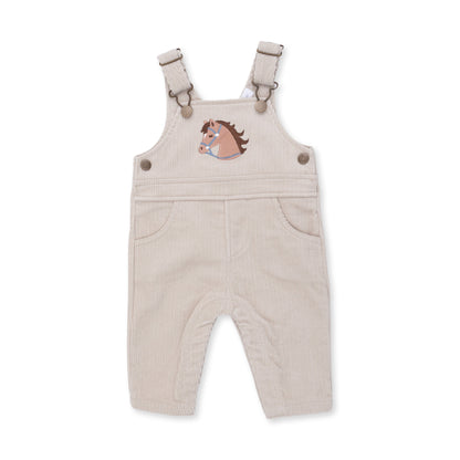 Peyote Corduroy - Uni Old School Overall with Horse Applique