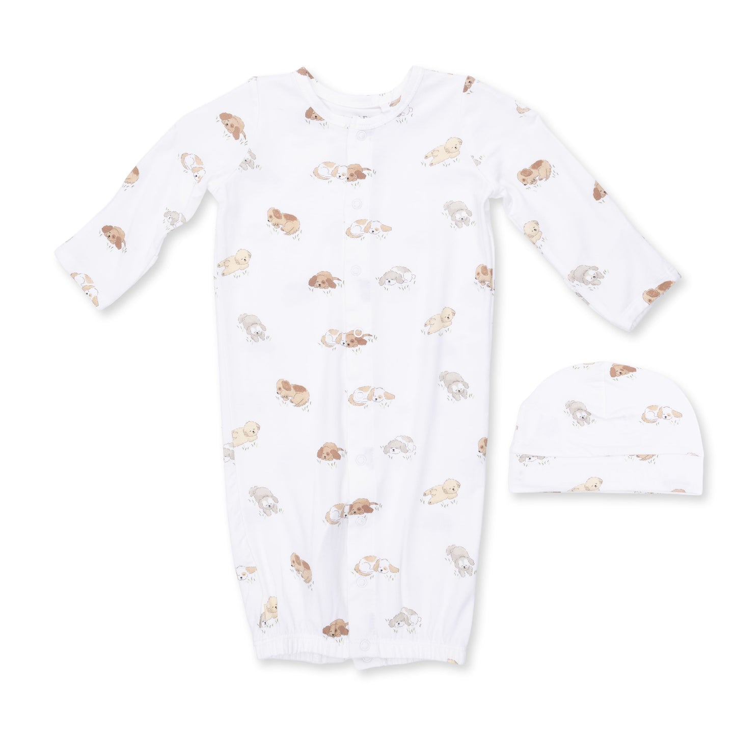 Puppy Snuggle Club - Convertible Gown and Beanie Hat
