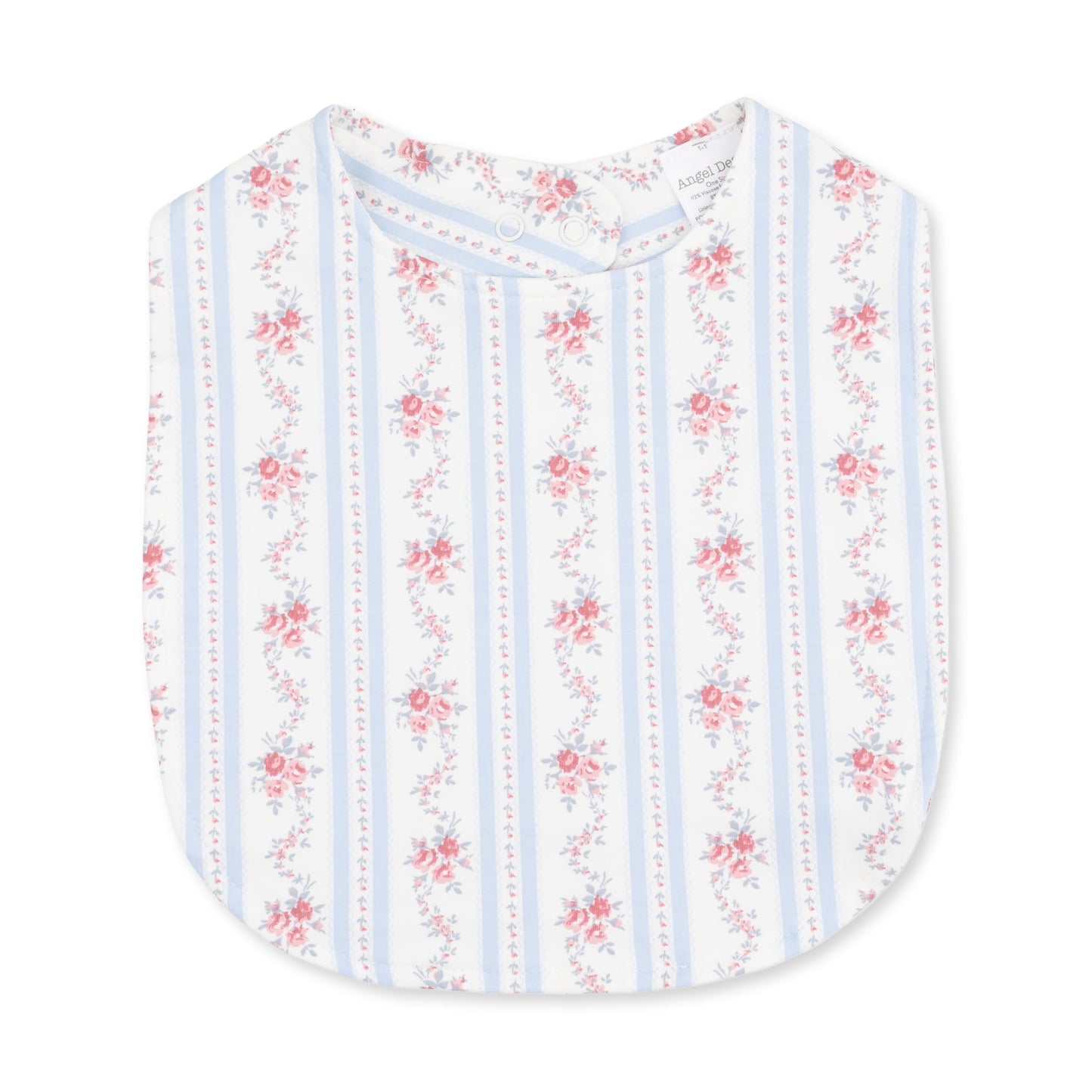 Anna Floral Stripe - Feeding Bib